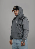 Sudadera Oversize Evolution Tattoo – Grey Ink Edition